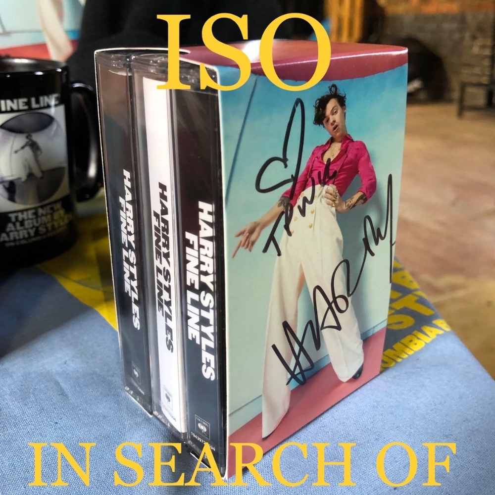 Harry Styles Fine Line Signed Cassette Set